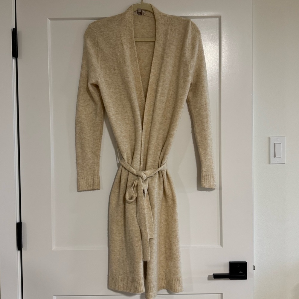 LOFT Cream cardigan Sweater